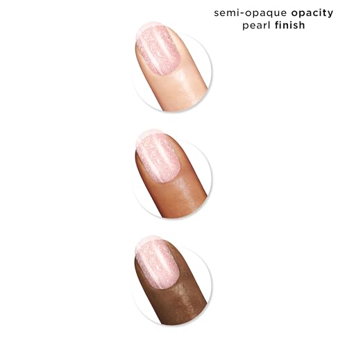 Sally Hansen Miracle Gel échantillon rose sable – échantillon régulier et éclat subtil.