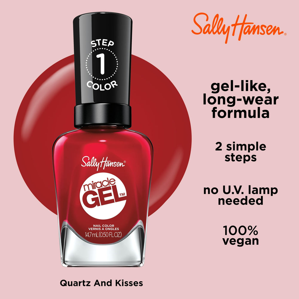 Sally Hansen Miracle Gel étape deux, duo simple pour une manucure à la maison.
