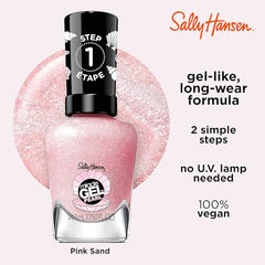 Sally Hansen Miracle Gel finition brillante – look salon à domicile.