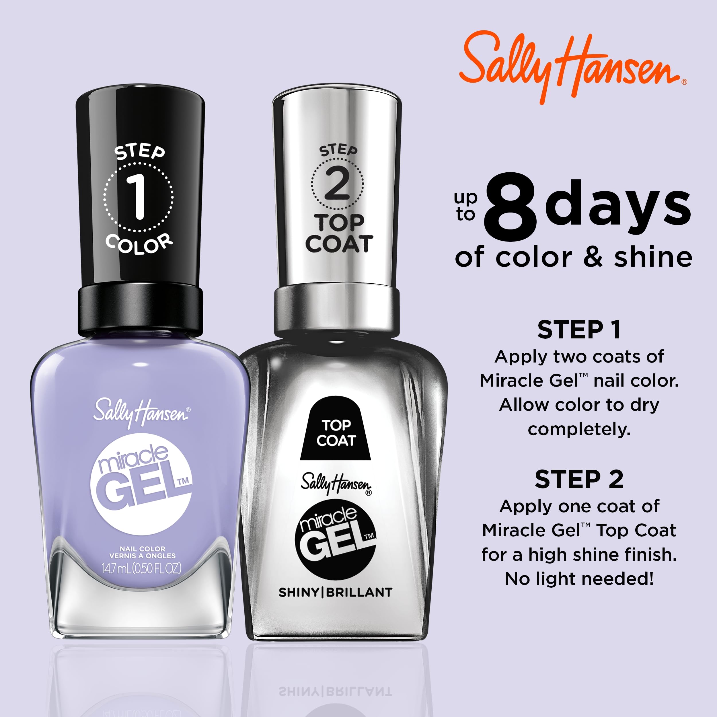 Formule résistante aux éclats Sally Hansen Miracle Gel.