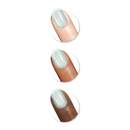 Sally Hansen Miracle Gel Perles Mer du Jour, flacon bleu, pratique sans lampe UV.