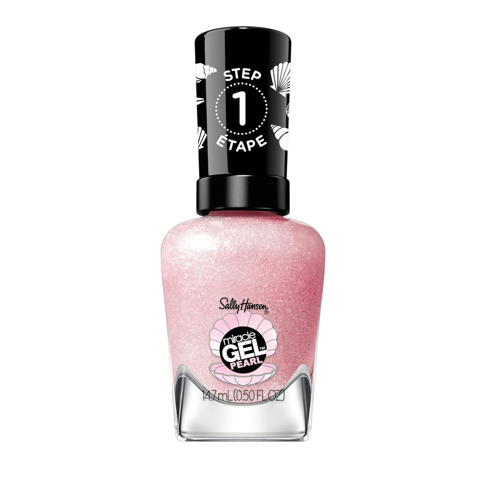 Sally Hansen Miracle Gel perles rose sable – flacon clair et tenue durable sans UV.