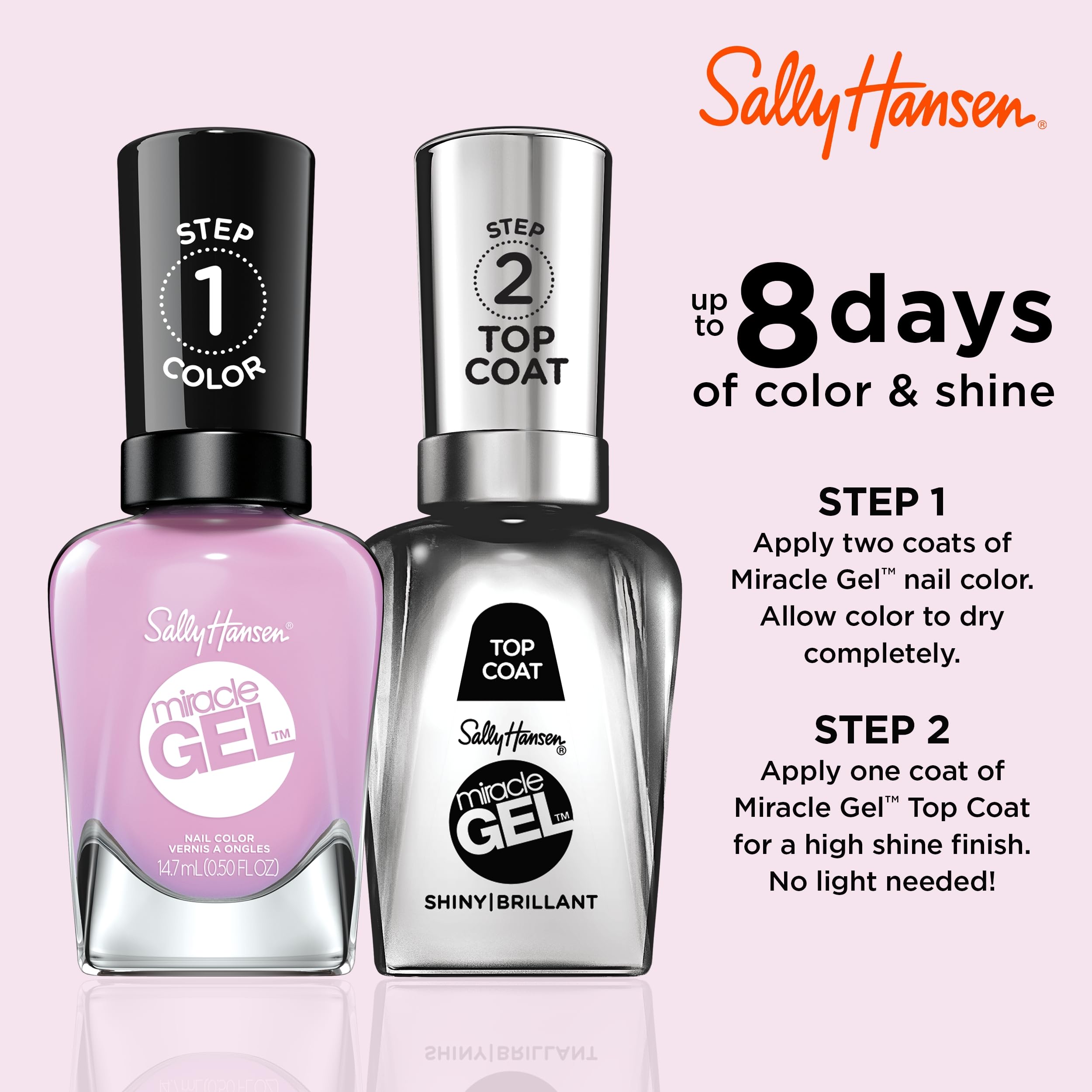 Résistance aux eclats du vernis Miracle Gel