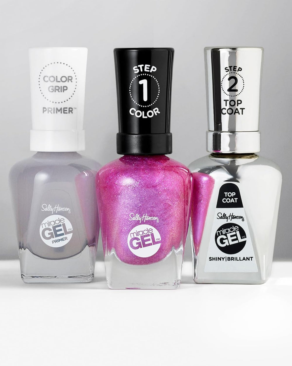 Sally Hansen Miracle Gel nude rose – teinte nude polyvalente pour tous les jours.