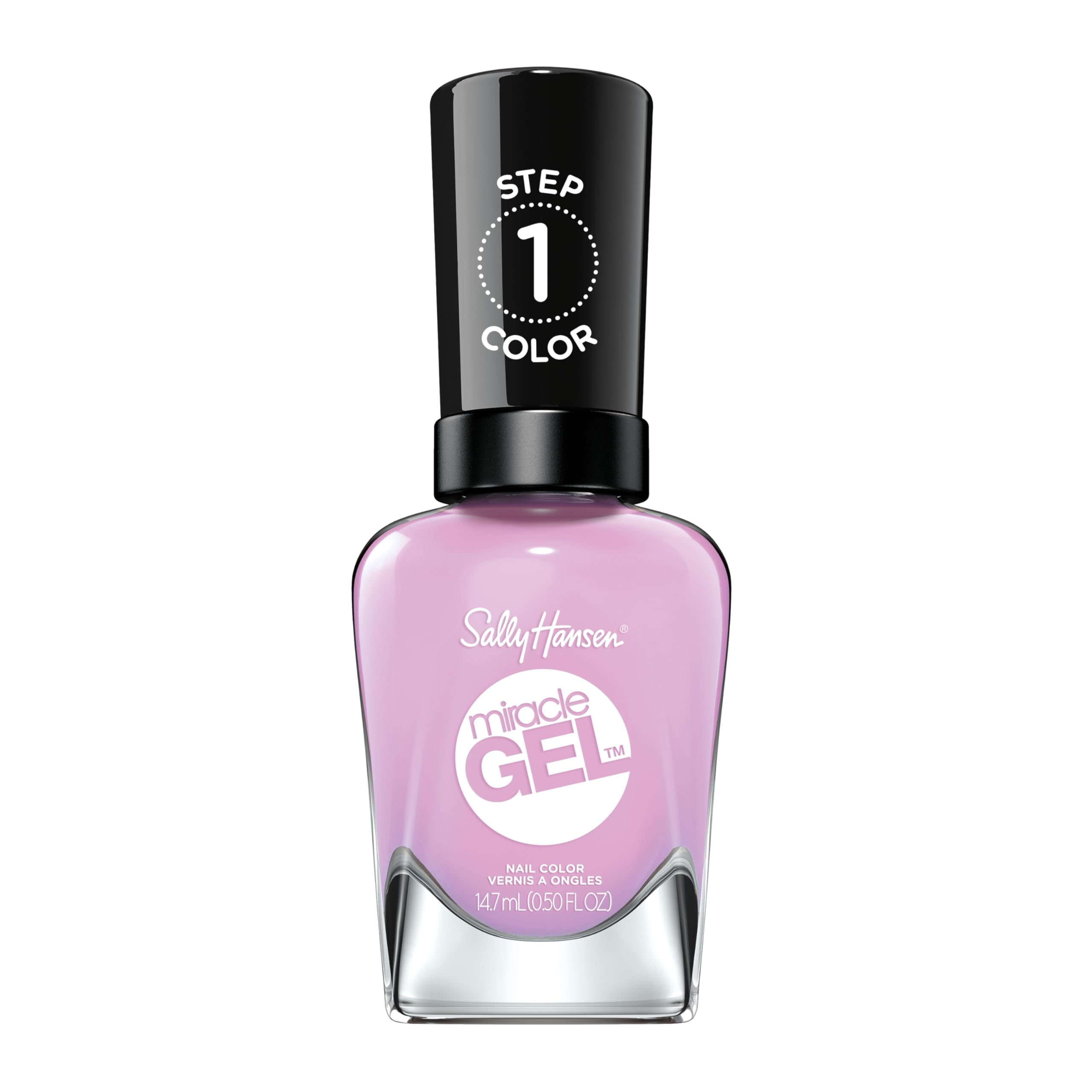 Sally Hansen Miracle Gel vernis orchid rose, couleur opaque et brillante