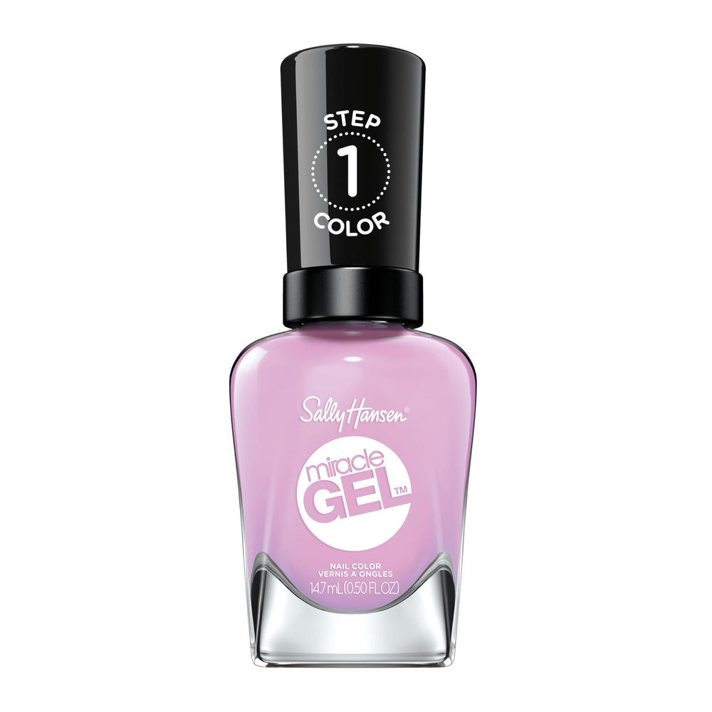 Sally Hansen Miracle Gel vernis orchid rose, couleur opaque et brillante