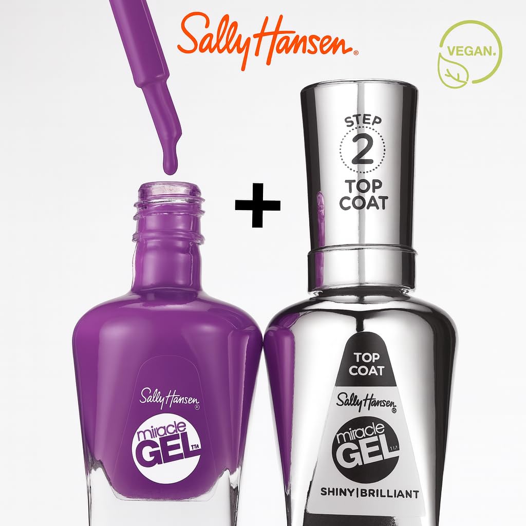 Vernis vegan sans cruauté Sally Hansen Miracle Gel.