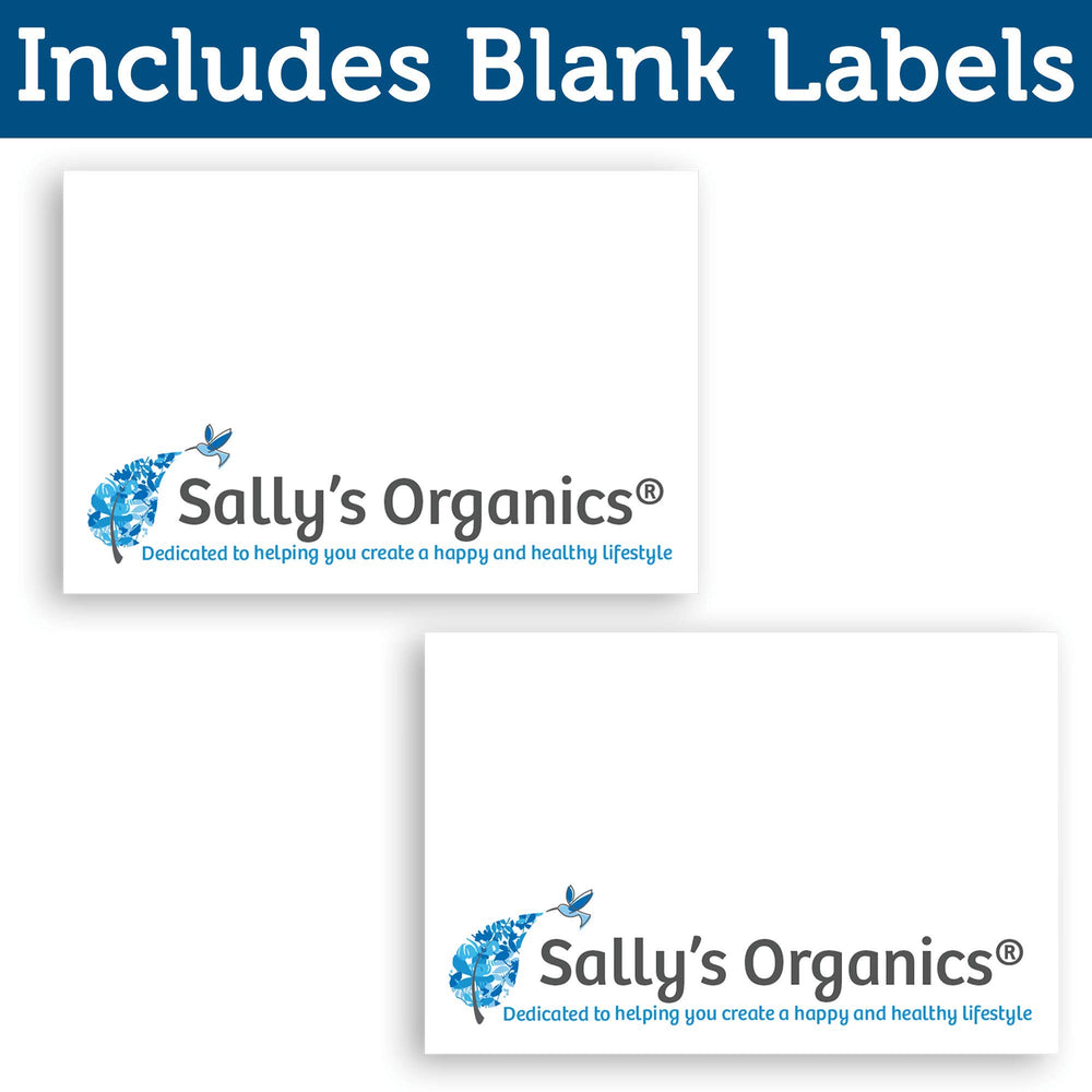 Sally's Organics design moderne bleu pour salle de bains.
