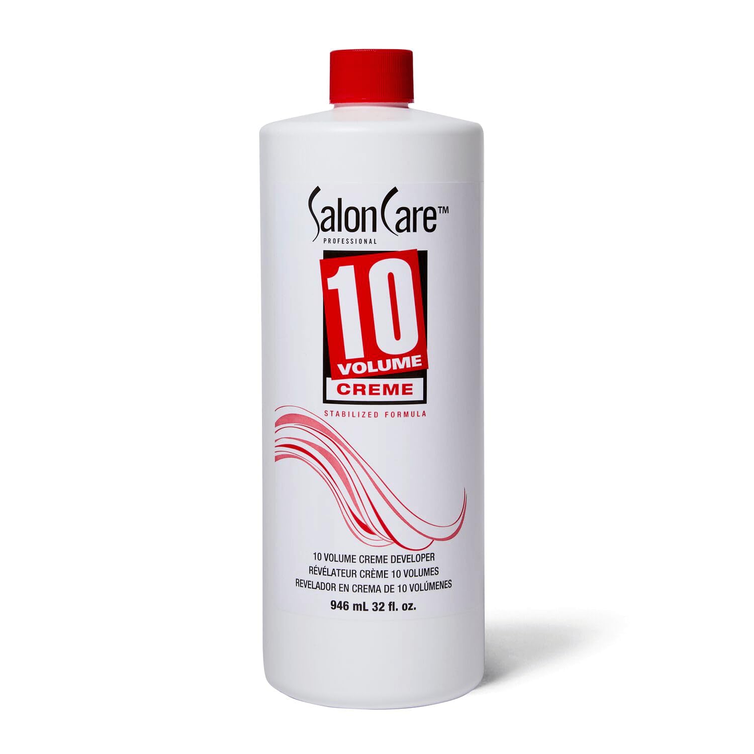 Salon Care Développeur Crème 10 Volume – bouteille 32 onces pour coloration permanente possible.