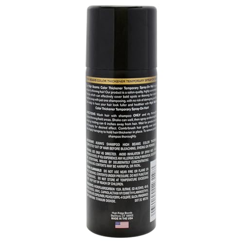 Salon Grafix High Beams avant-après: comparaison rapide sur cheveux clairsemés