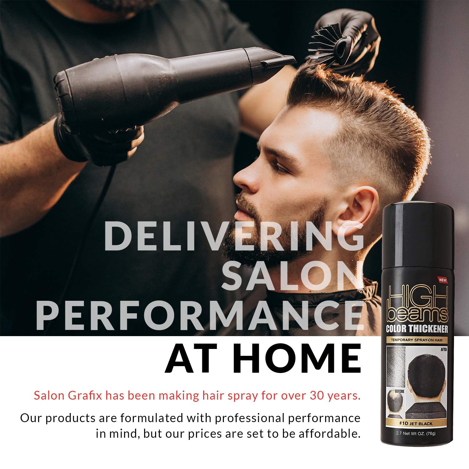 Salon Grafix High Beams usage unisexe: convient à tous les genres