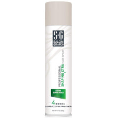 Salon Grafix spray-coiffant à tenue extrême pour une coiffure durable et sans résidu collant.