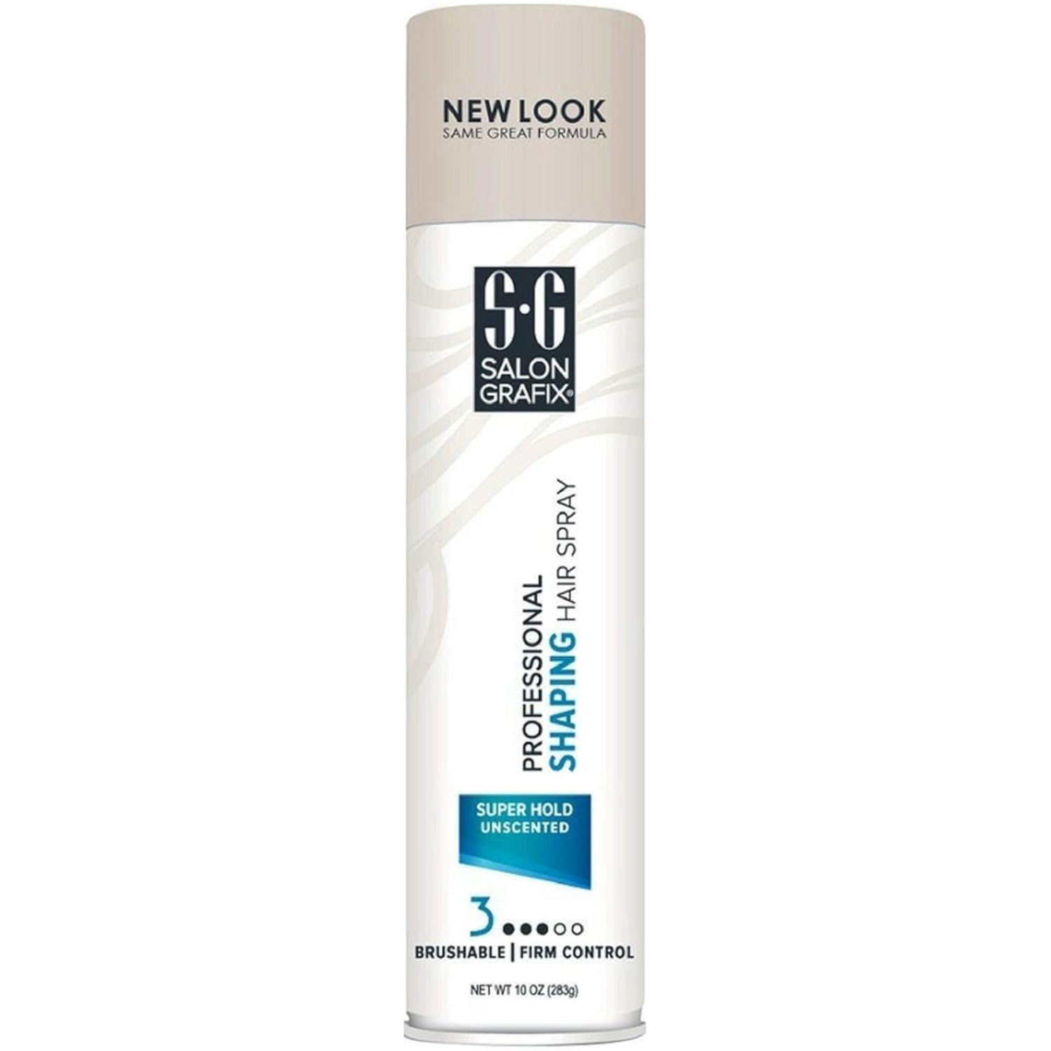 Utilisation polyvalente du spray coiffant sans parfum Salon Grafix pour un coiffage durable.