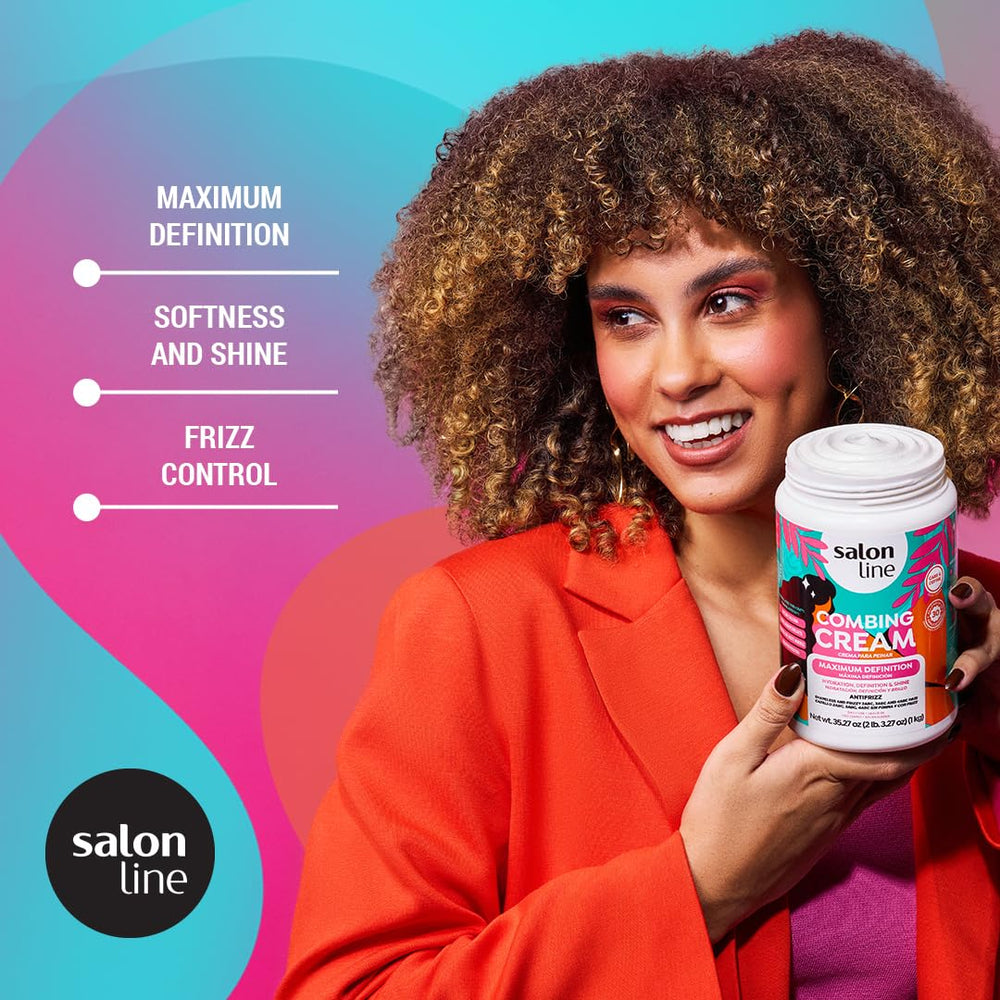 Salon Line Crème Définition Maximale – application facile et démêlage sans effort.