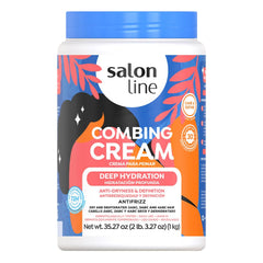Salon Line Crème démêlante: hydratation profonde pour cheveux bouclés et brillants