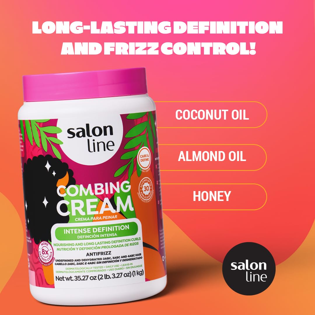 Salon Line Peigne Dent Large – démêlage en douceur sans casse.
