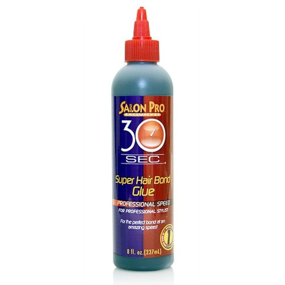 Colle-cheveux Salon Pro 30 Sec rapide, idéale pour extensions synthétiques et humaines.