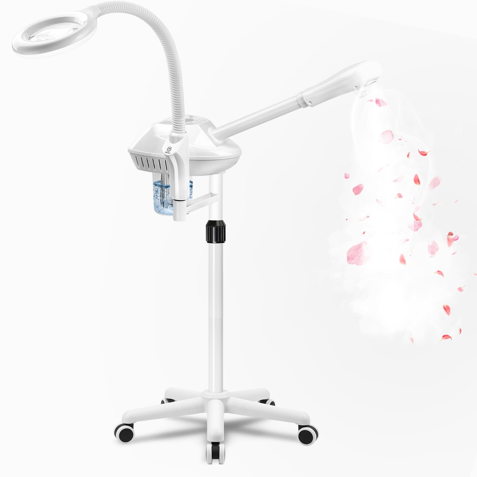 Salon Senor steamer professionnel pour hydratation et purification de la peau.