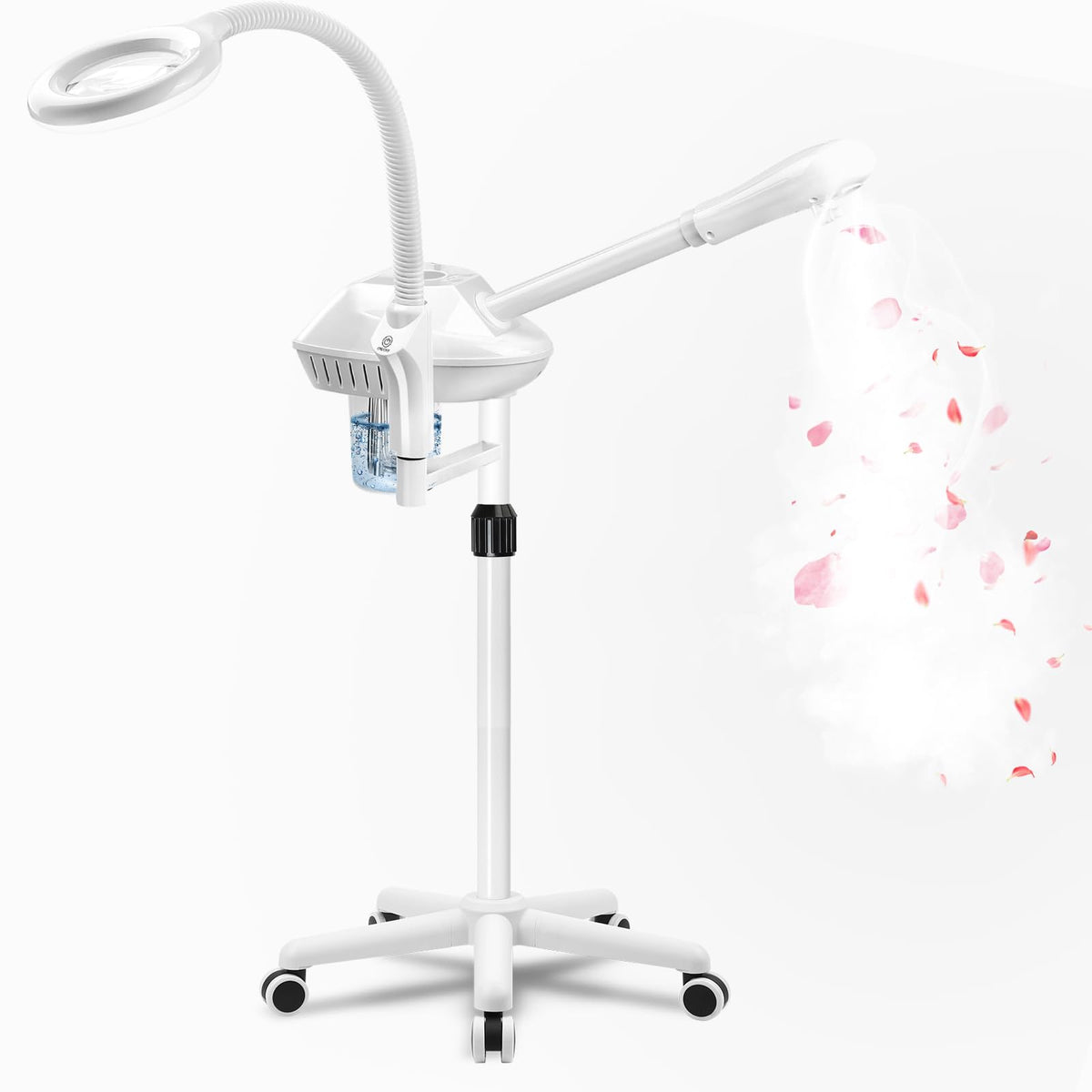 Salon Senor steamer professionnel pour hydratation et purification de la peau.