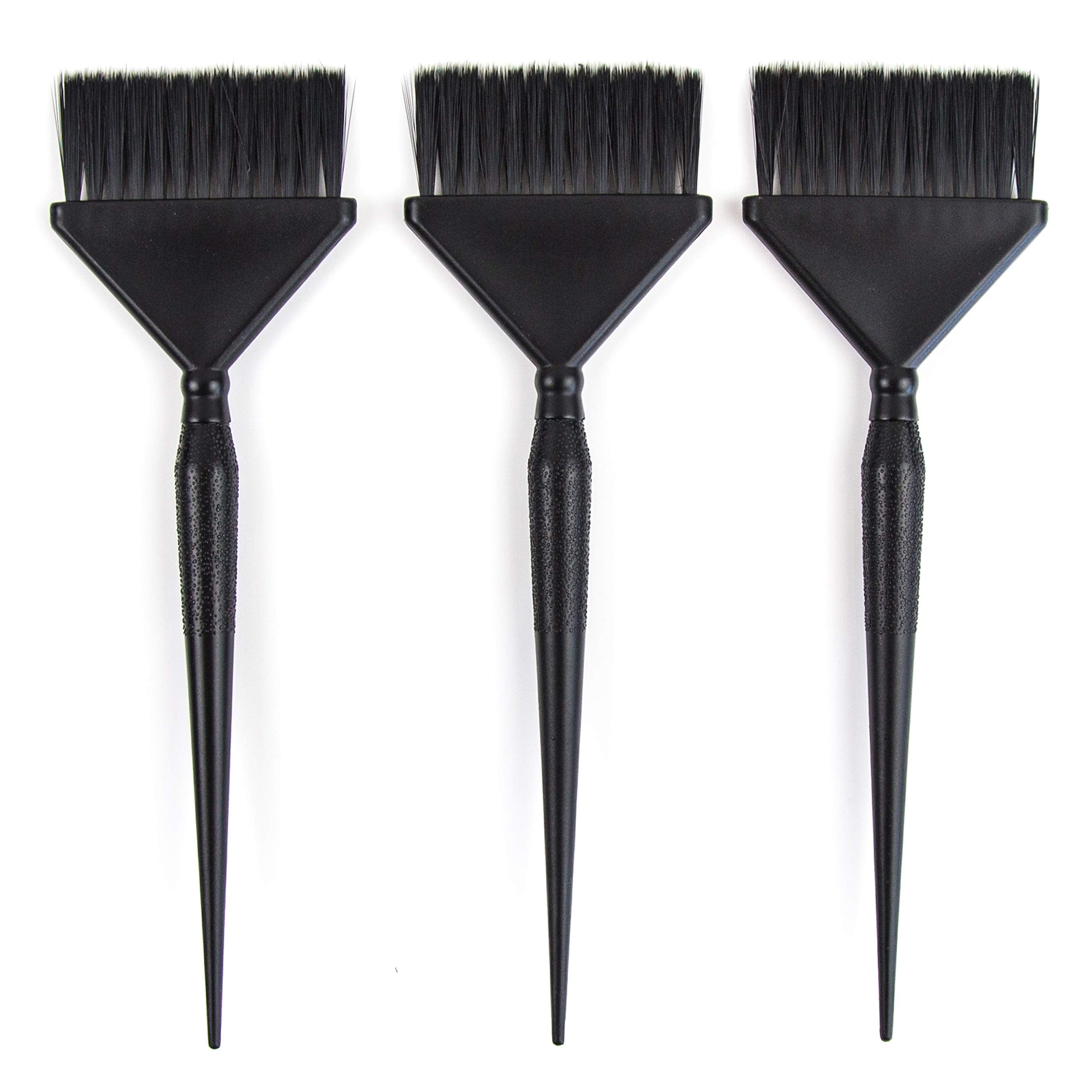 Salon Supply Co brosse-teinture extra-large à poignée ergonomique pour zones difficiles.