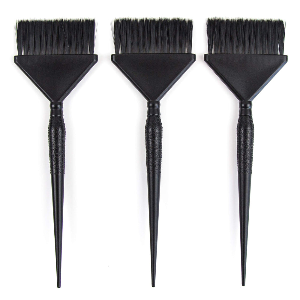 Salon Supply Co brosse-teinture extra-large à poignée ergonomique pour zones difficiles.