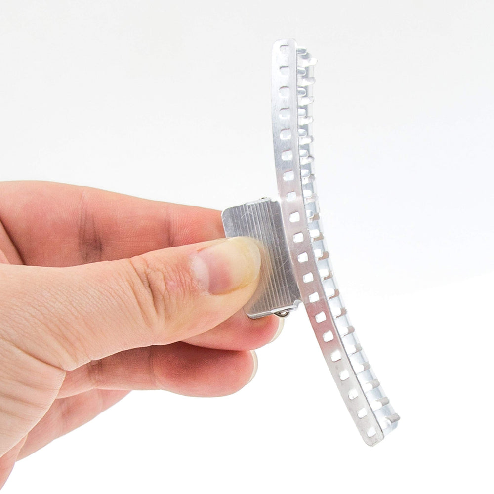 Clip de 9 cm Salon Supply Co aligné le long du crâne pour des vagues harmonieuses