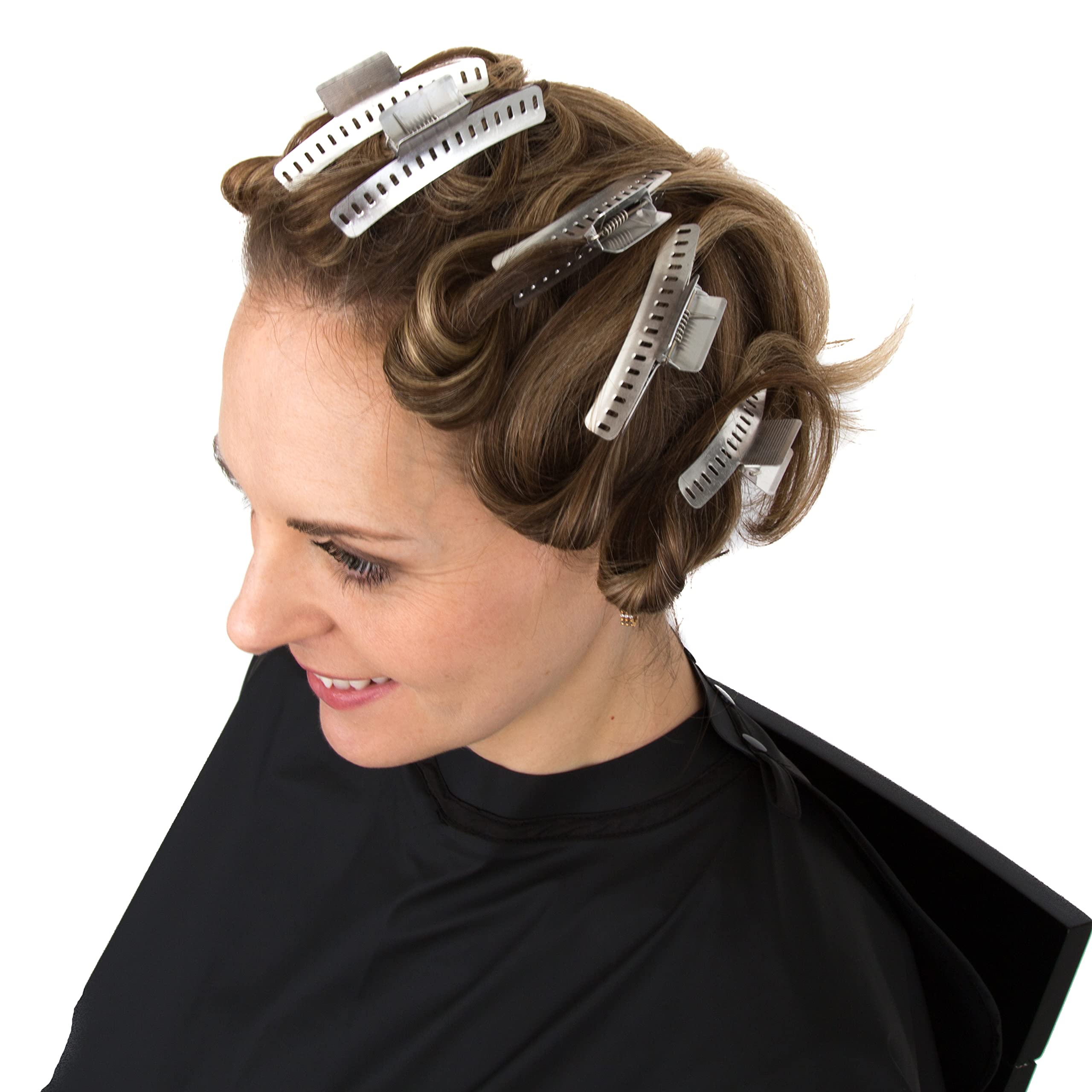 Pinces papillon Salon Supply Co, clip ventilé pour un séchage plus rapide des vagues.