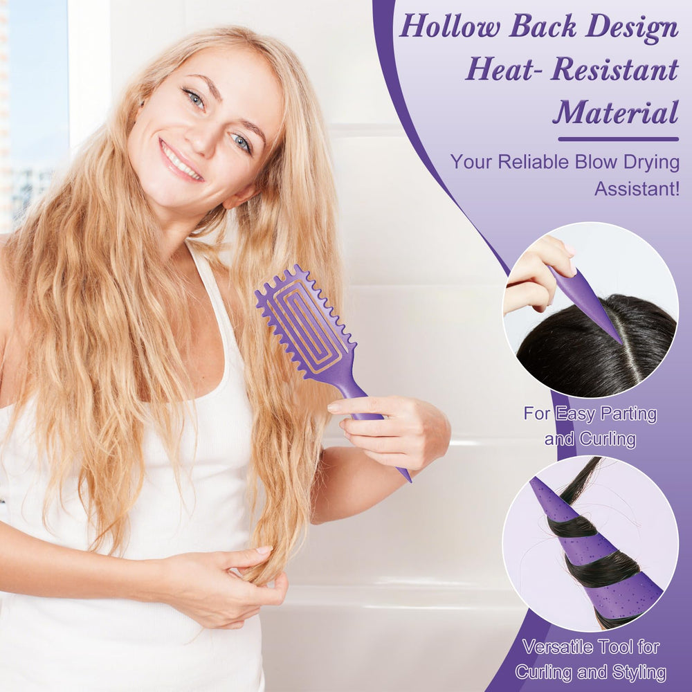 SALONKEY brosse-definisseur-boucles ses brins flexibles reduisent les frisottis