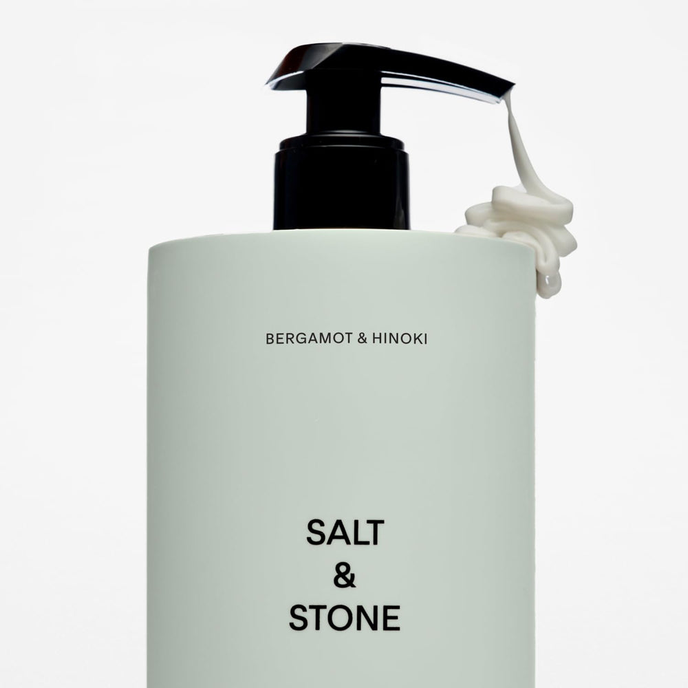 Formule vegan et cruelty-free Salt & Stone sans parabènes.