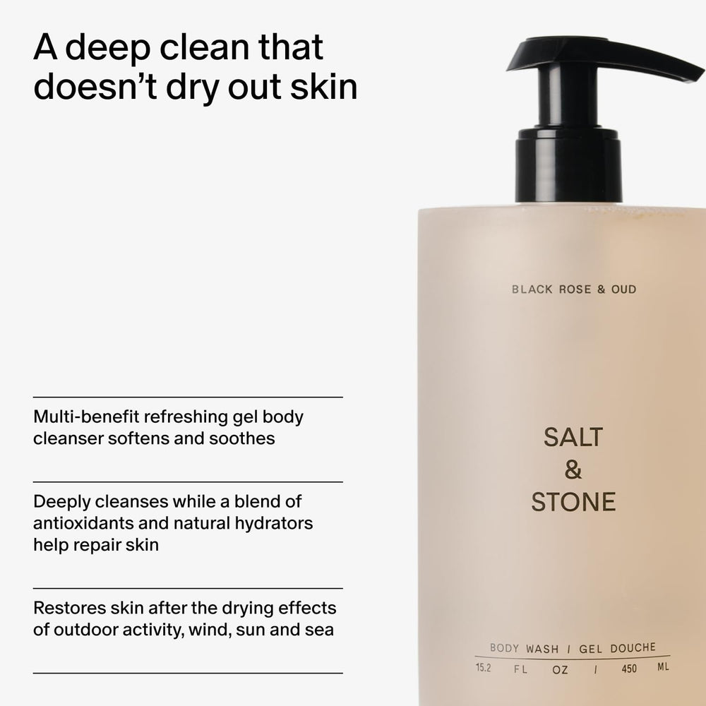 Salt et Stone parfum rose noire et oud, senteur florale