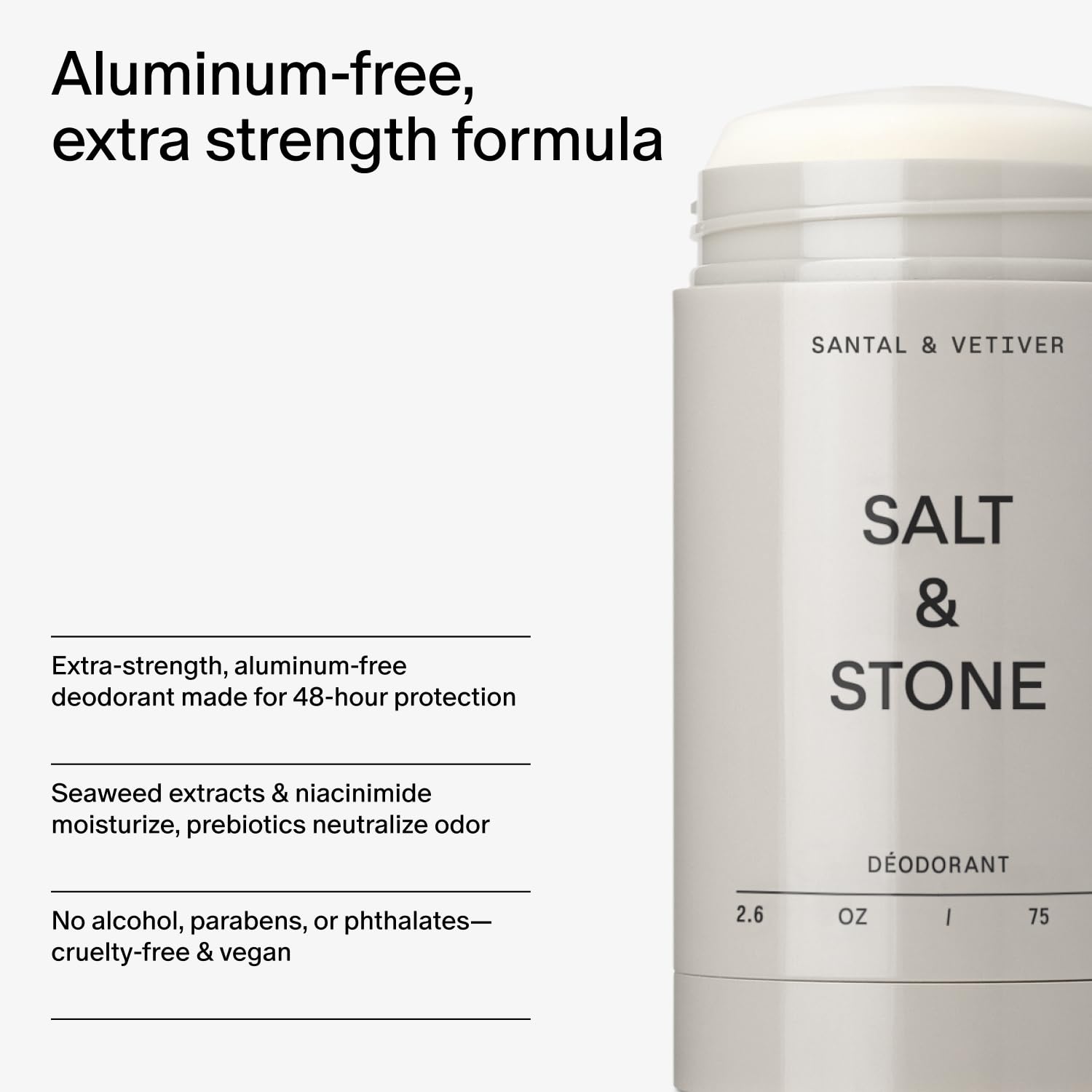 Salt & Stone propose Santal & Vetiver, Neroli & Basil et Bergamote & Hinoki pour expérience olfactive distinguée.