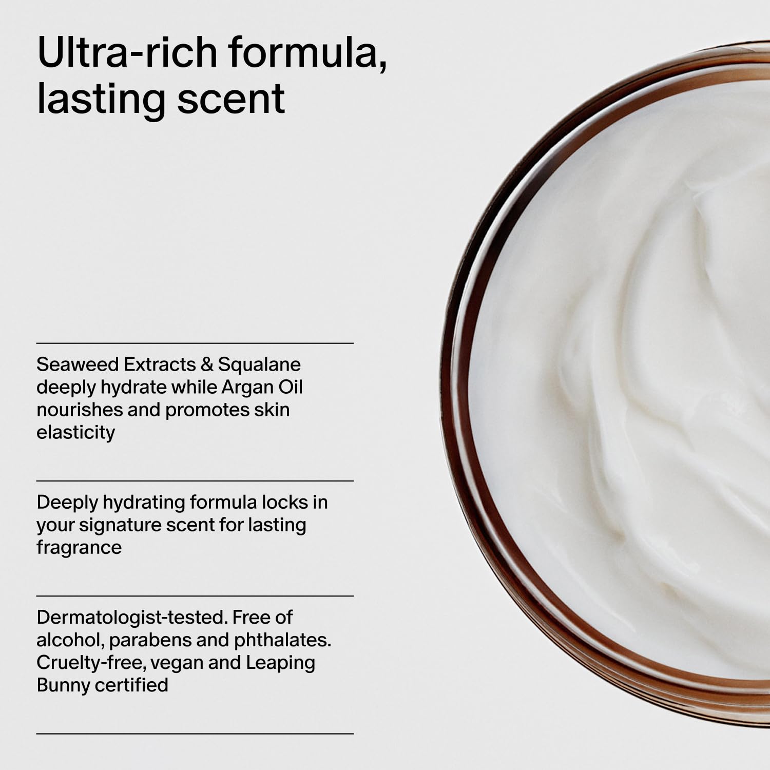 Crème Salt & Stone – adaptée à tous types de peau pour hydratation quotidienne.