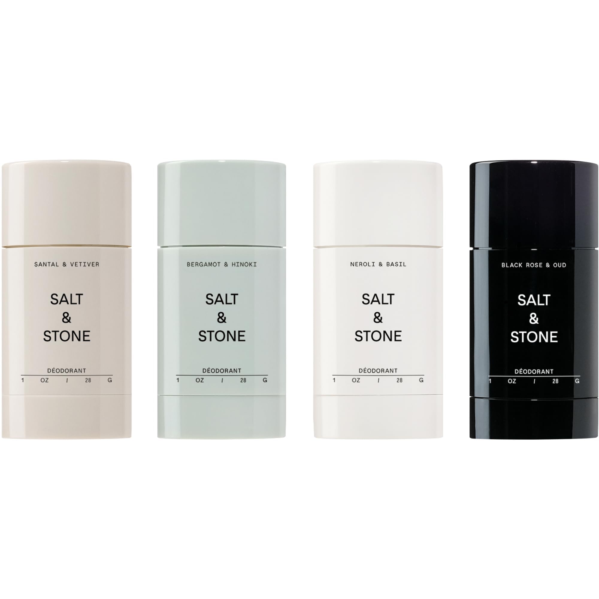 Salt & Stone déodorant aluminium-free 48h, glisse sans traces sur la peau.