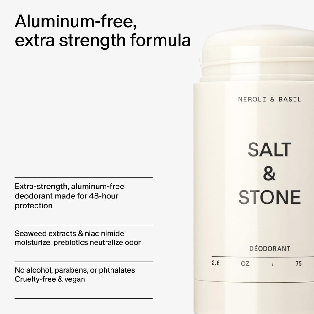 Parfum Neroli et Basil du déodorant Salt & Stone
