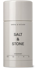 Salt & Stone Déodorant Santal & Vetiver dans un emballage élégant.