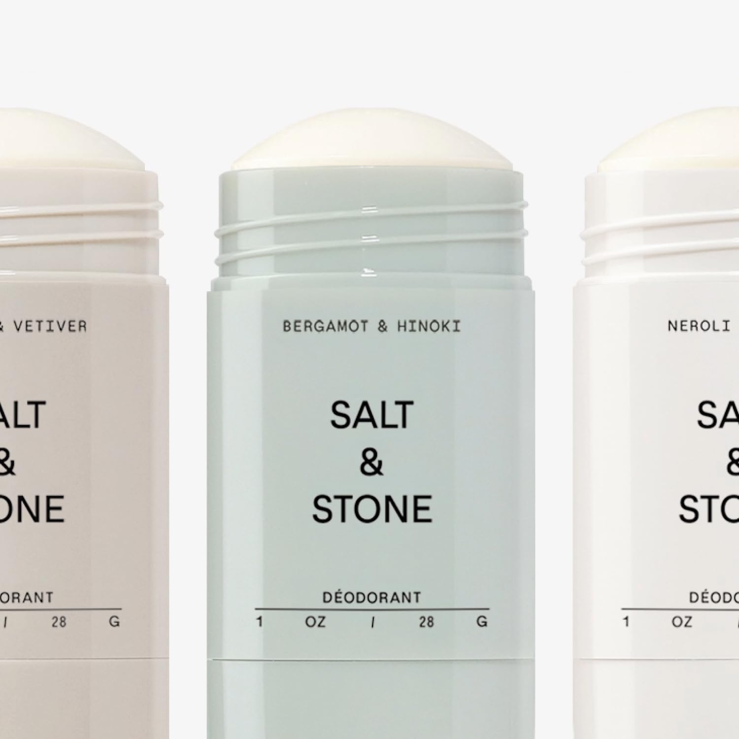 Emballage Salt & Stone respectueux de l'environnement.