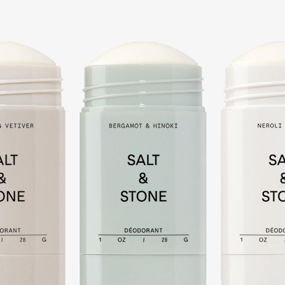 Emballage Salt & Stone respectueux de l'environnement.