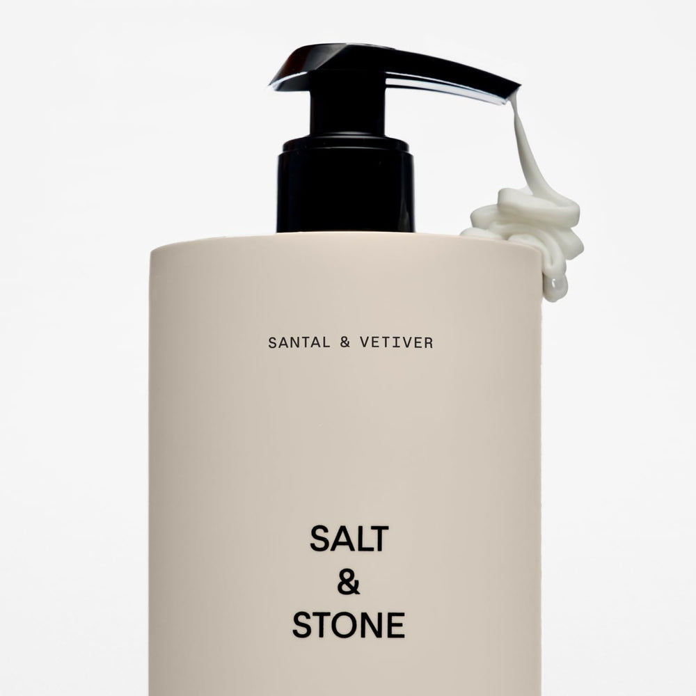 Formule vegan sans parabènes et sans phtalates de Salt & Stone.