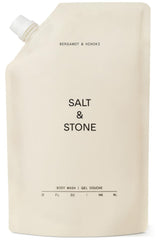 Gel douche Salt & Stone bergamot hinoki en bouteille, fraîcheur revigorante
