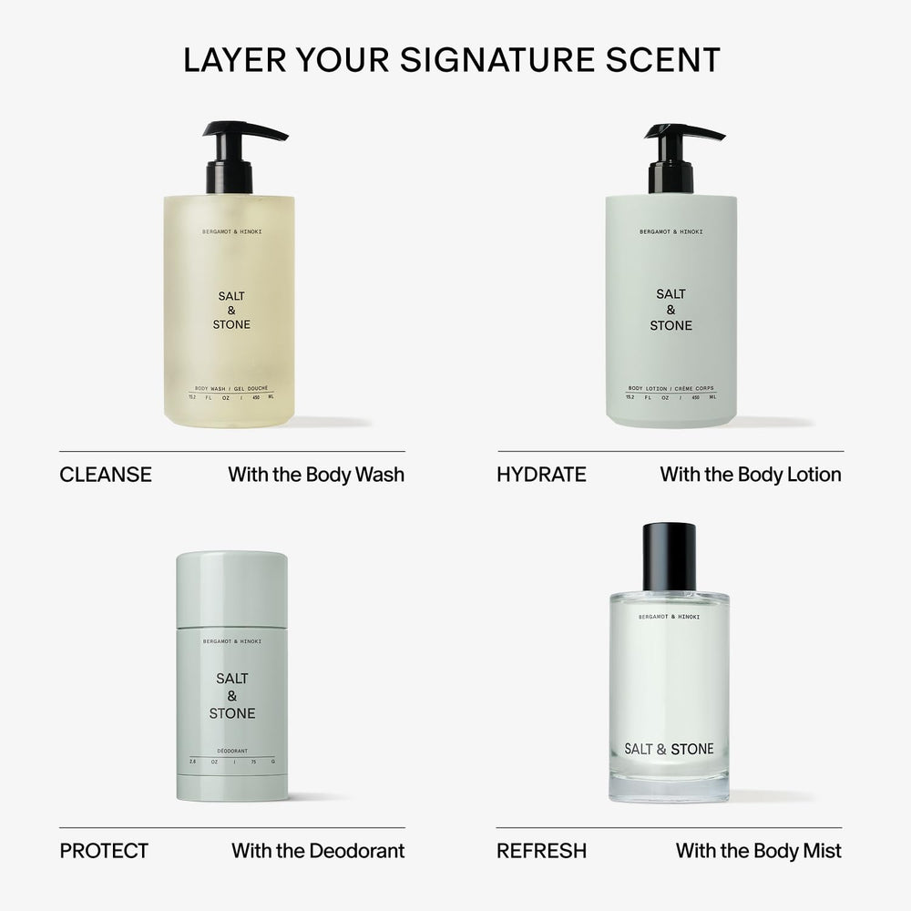 Salt & Stone Lotion Corps — usage universel pour homme et femme.