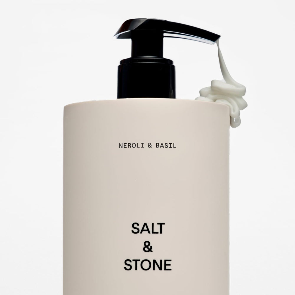 Salt & Stone Lotion Corps végane sans cruauté, formule propre et éthique.