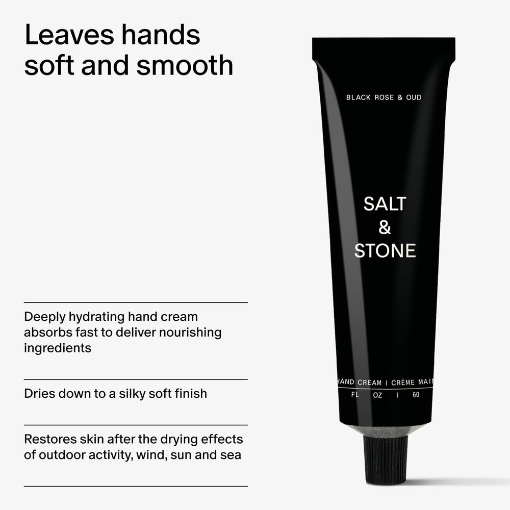 Salt & Stone Body Lotion—usage unisexe, parfait pour homme et femme.
