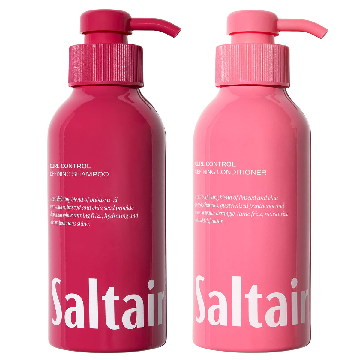 Saltair boucles-contrôle shampooing bouteille : discipline les boucles pour une tenue naturelle