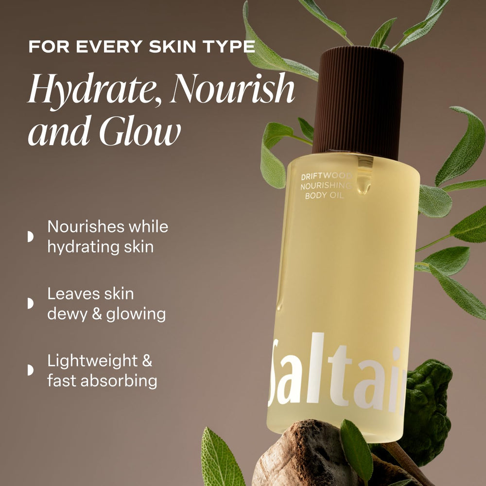 Saltair parfum driftwood: notes bergamote et bois flotté.