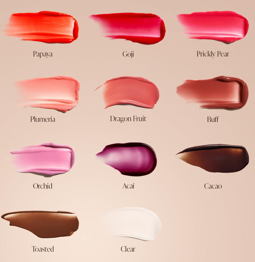 Saltair gloss teinte pêche, nuance douce avec brillance agréable.