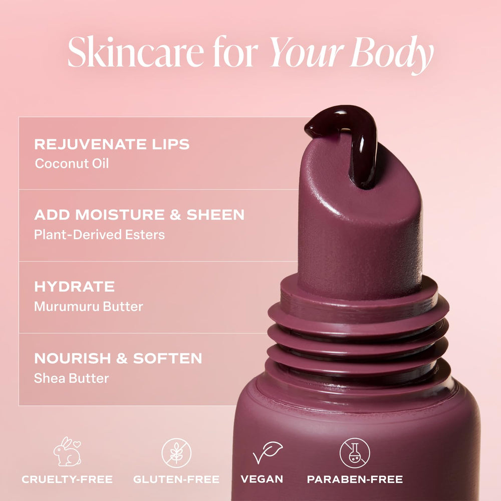 Saltair gloss teinte rose moyen, effet brillant et subtile couleur.