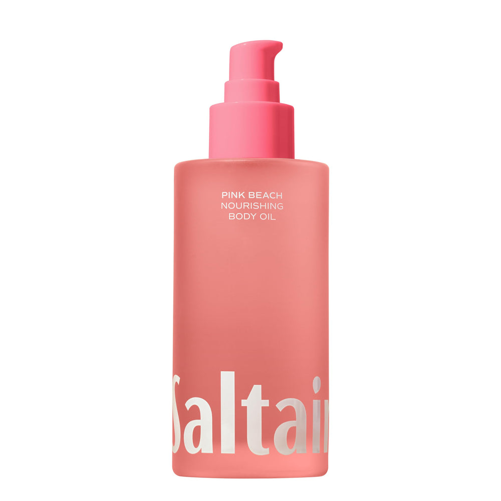 Saltair huile corps rose plage après-douche pompe, hydratation rapide.
