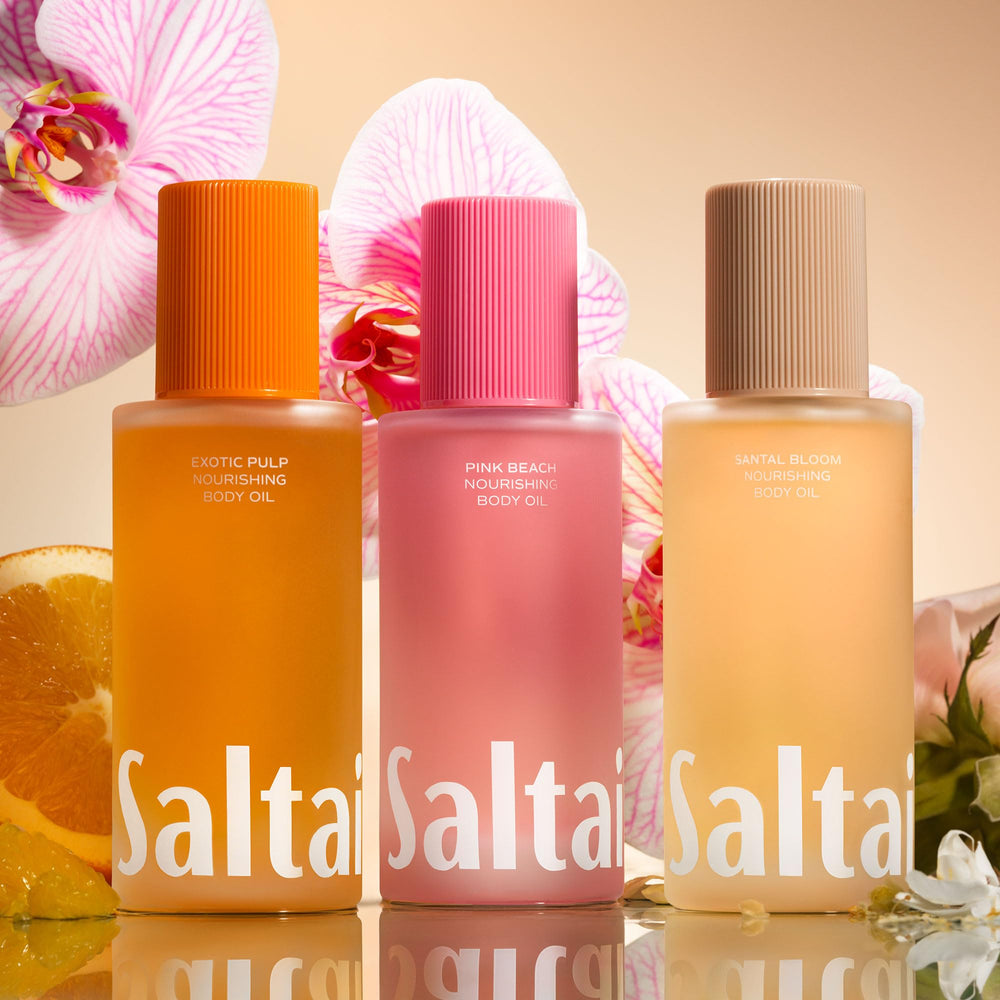 Composition botanique Saltair rose plage nourrissante et non grasse.