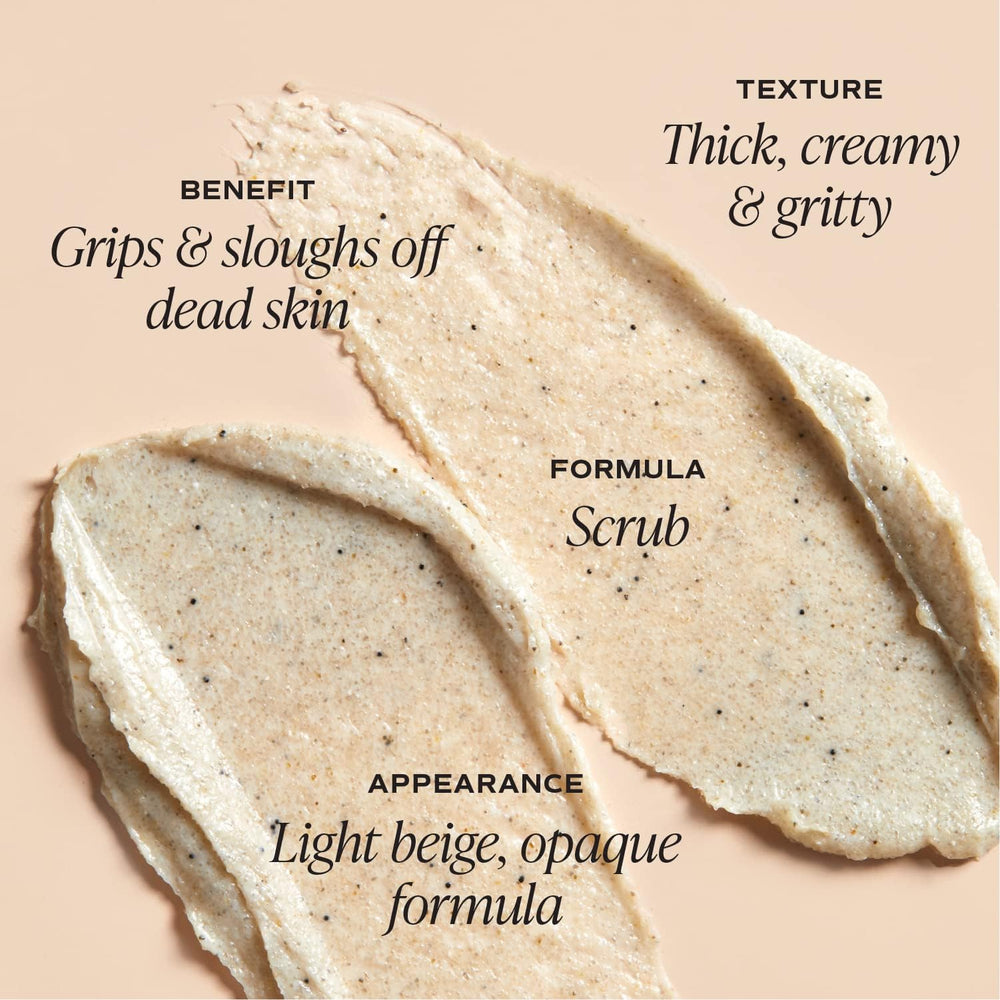 Texture granuleuse Saltair KP exfolie en douceur et révèle éclat.