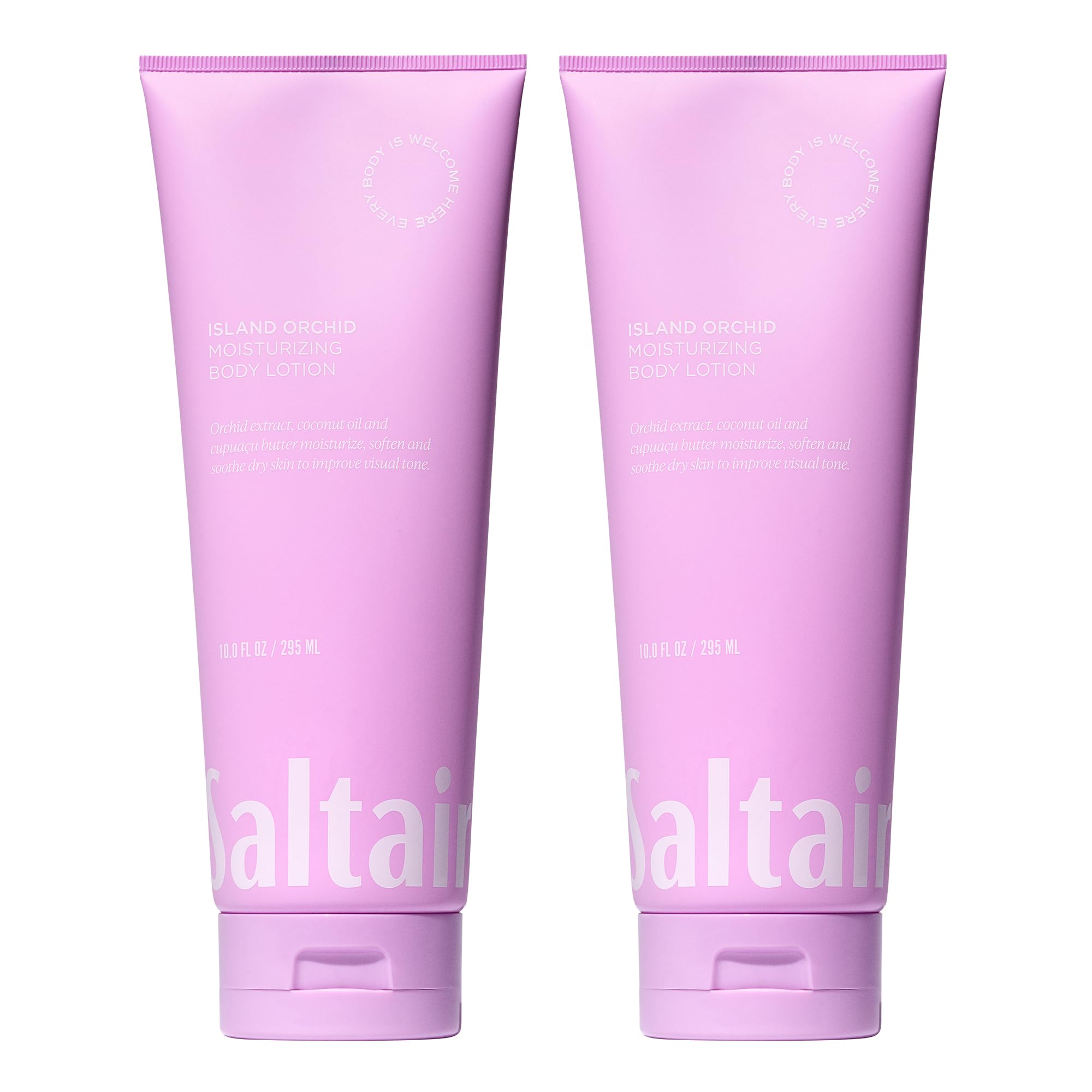 Saltair Lotion Corps deux tubes dix onces, hydratation durable pour peau sèche.
